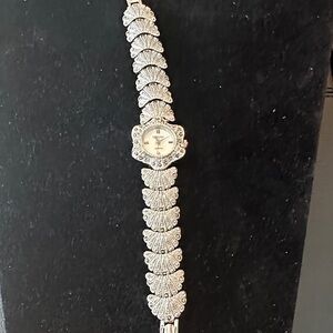 Vintage Forever marcasite‑style quartz watch parts/repair